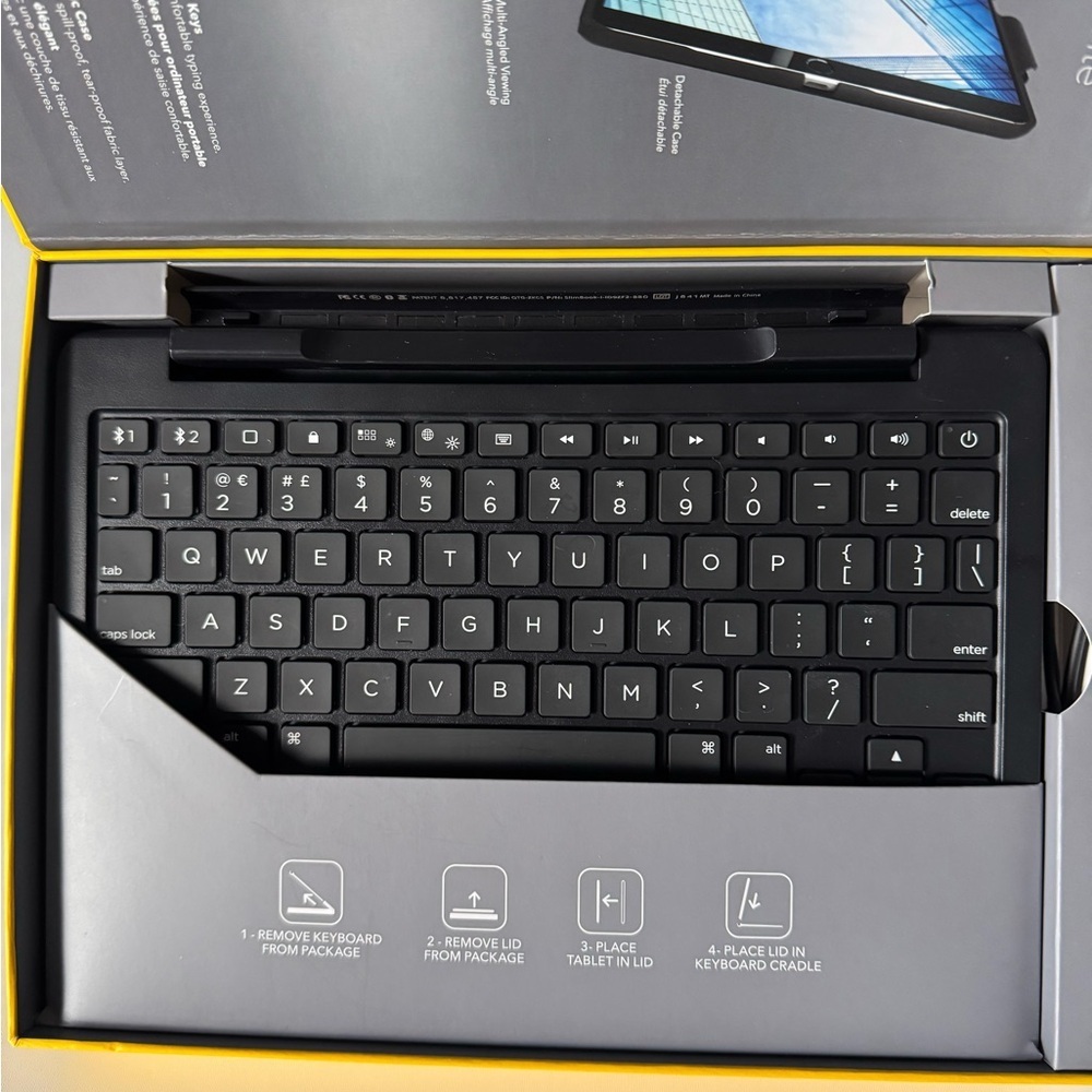 ZAGG Slim Book Wireless Keyboard for iPad Pro - Black - Picture 5 of 6